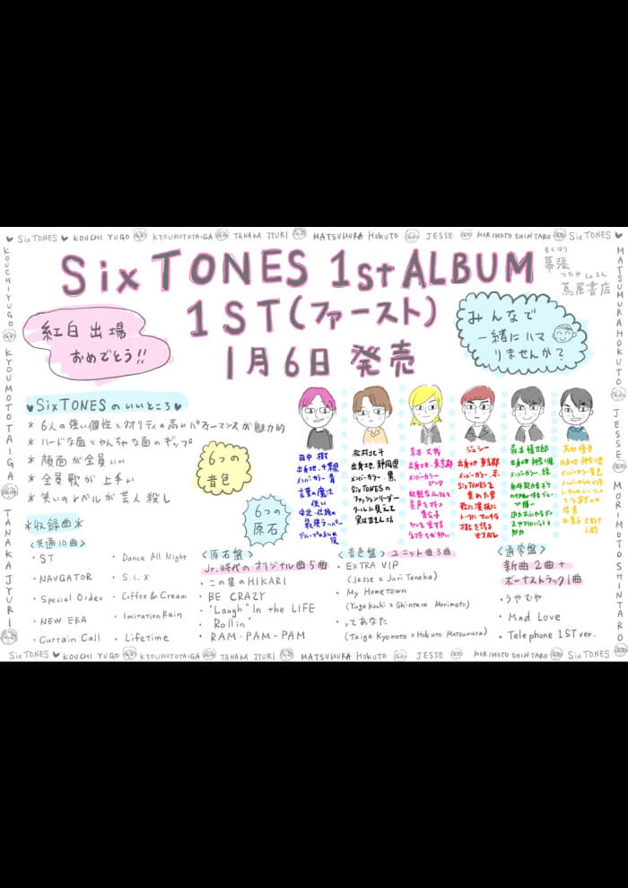 STore | SixTONES（ストーンズ）ファーストアルバム「1ST」特設